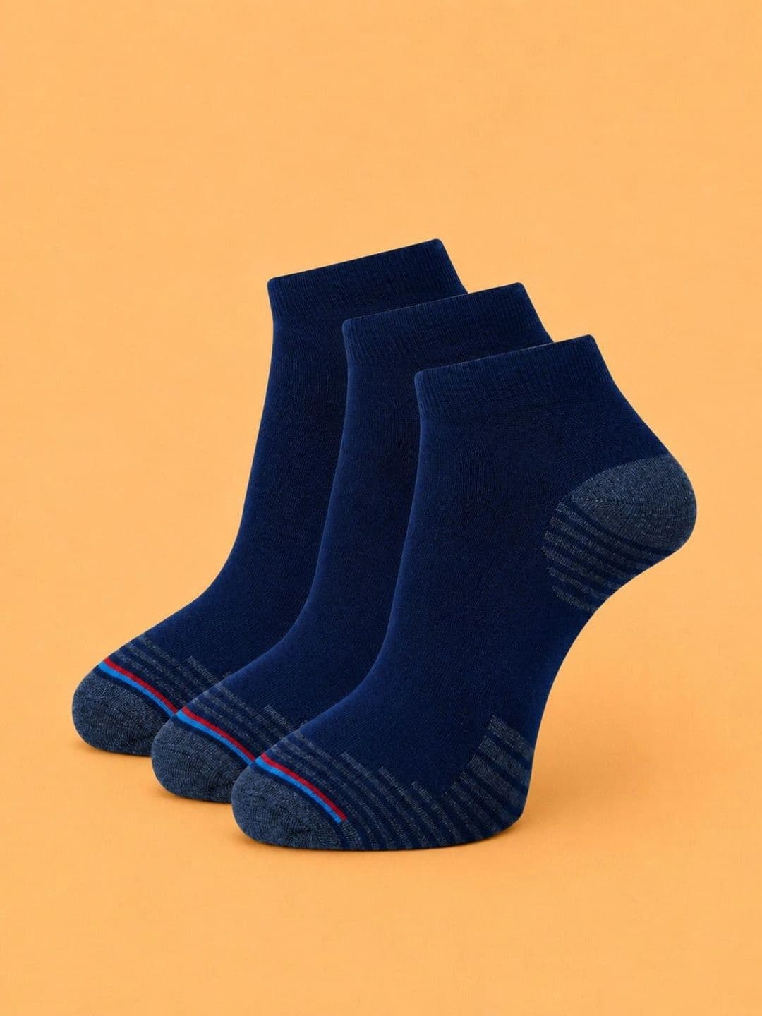ADDOSSO Men Pack of 3 Cotton Assorted Patterned Ankle Length Socks - view 1