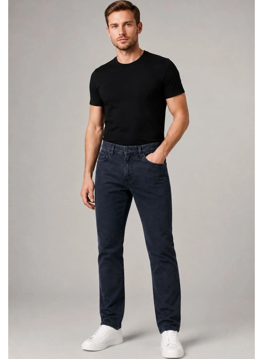 ZUSH Men Straight Fit Mid-Rise Stretchable Jeans thumbnail 3