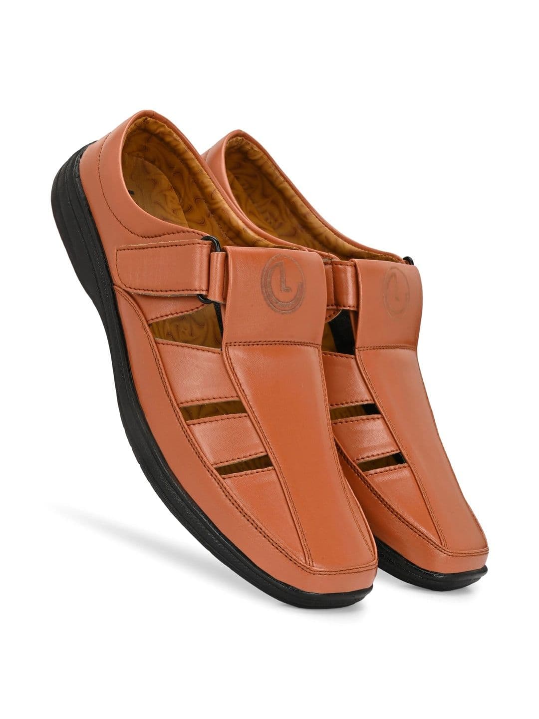 LIGERONATION Men Leather Shoe-Style Sandals thumbnail 5