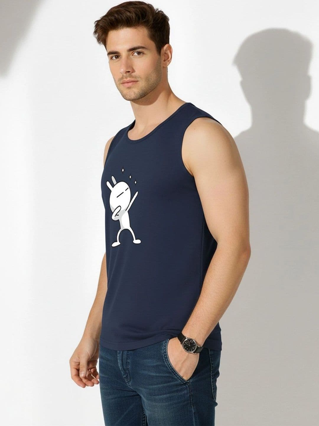 CRYPTIC Men Pack of  2 Printed T-shirt thumbnail 5