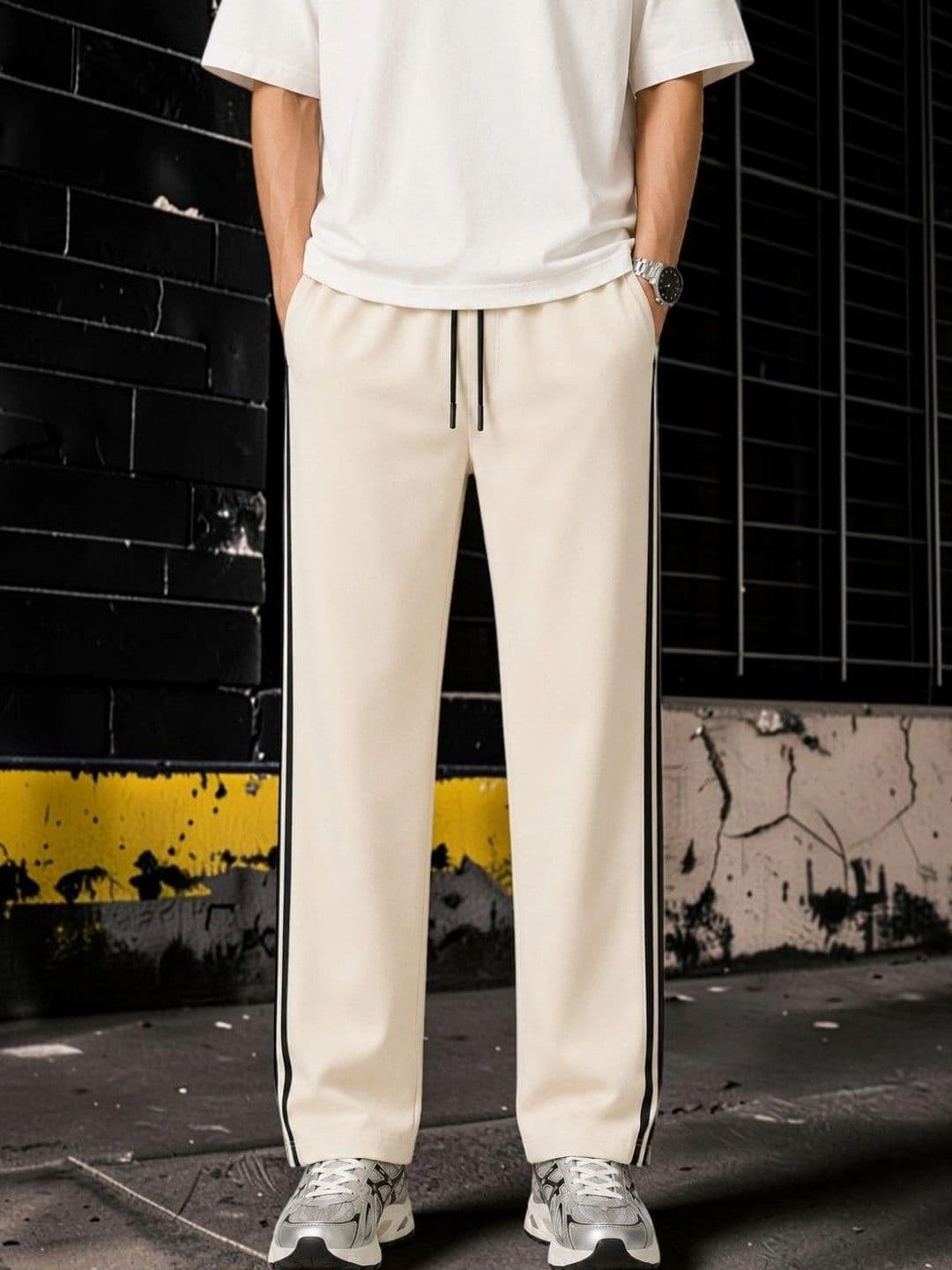 MOJAMEDI Men Straight Fit Training Track Pants - view 1
