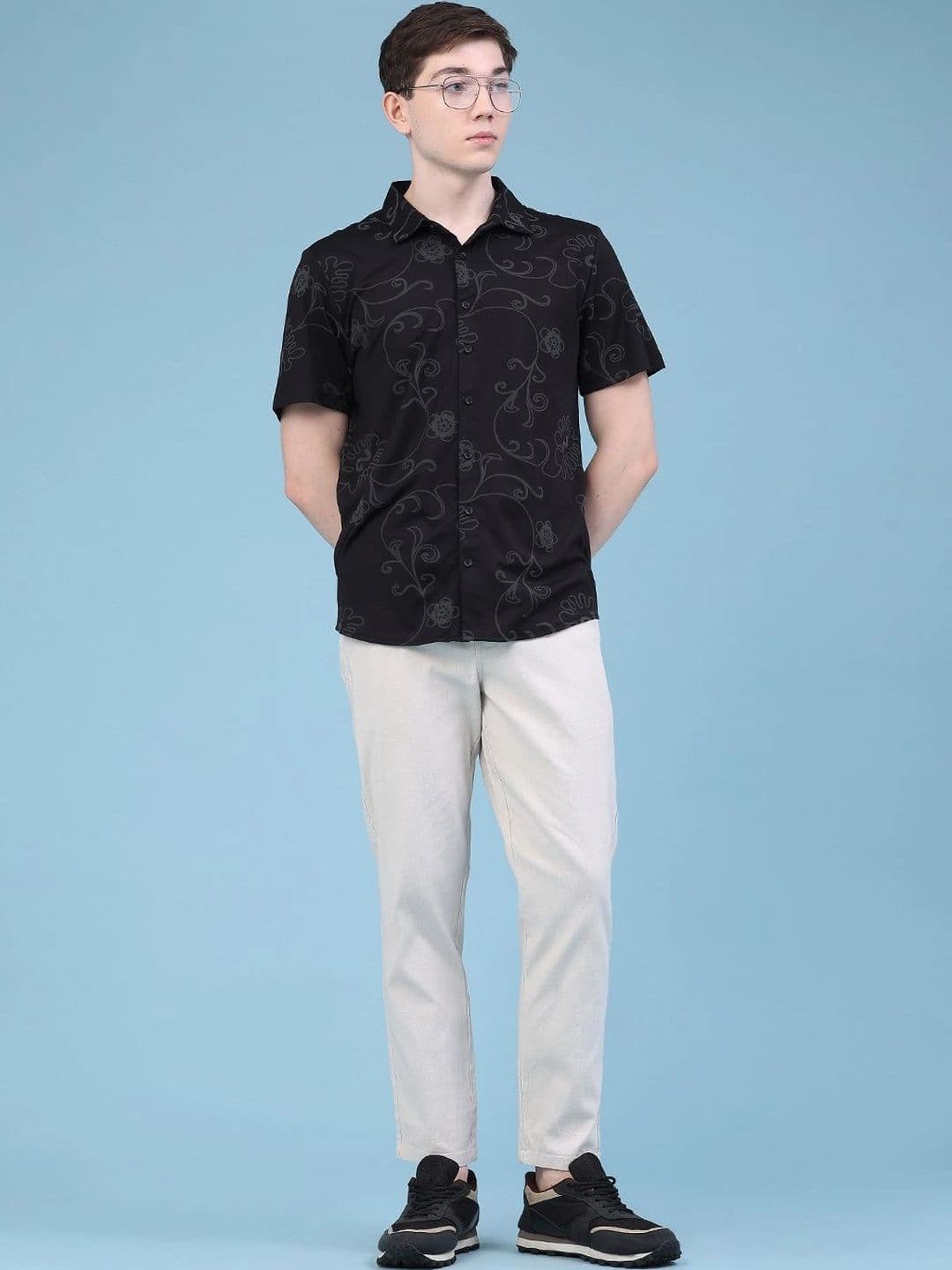 V-Mart Men Floral Printed Casual Shirt thumbnail 2