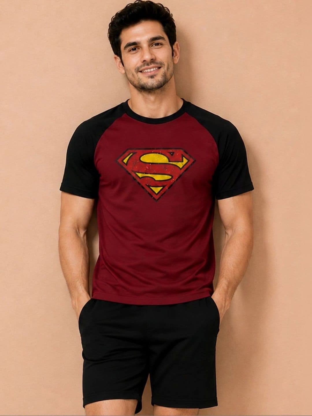 TEDWOODS Men Superman Colourblocked T-shirt thumbnail 5