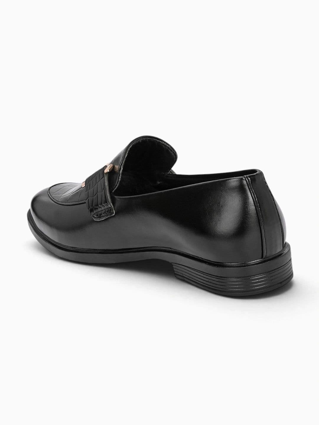 INVICTUS Men Textured Round Toe Slip-On Loafers Shoes thumbnail 3