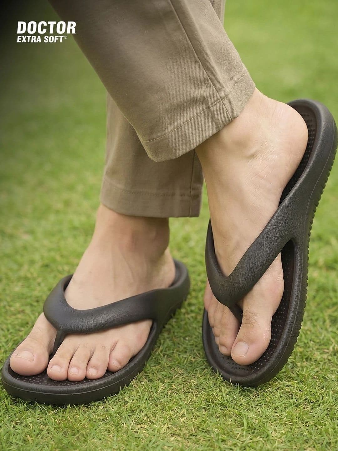 DOCTOR EXTRA SOFT Men Croslite Thong Flip-Flops - view 1
