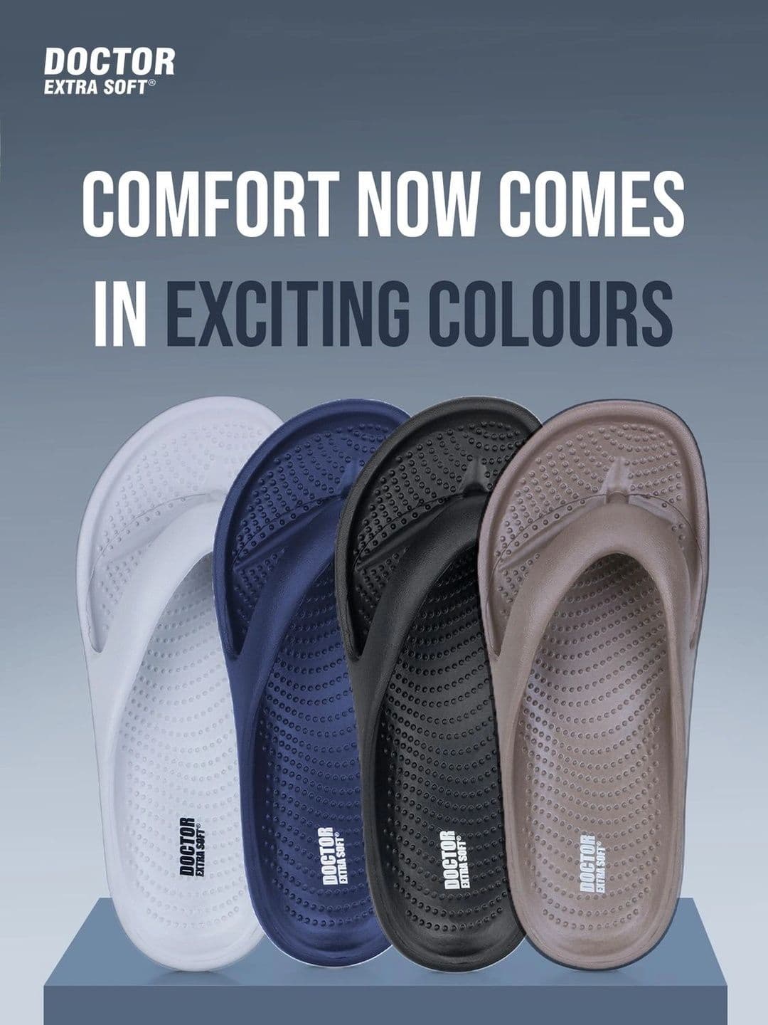 DOCTOR EXTRA SOFT Men Croslite Thong Flip-Flops thumbnail 7