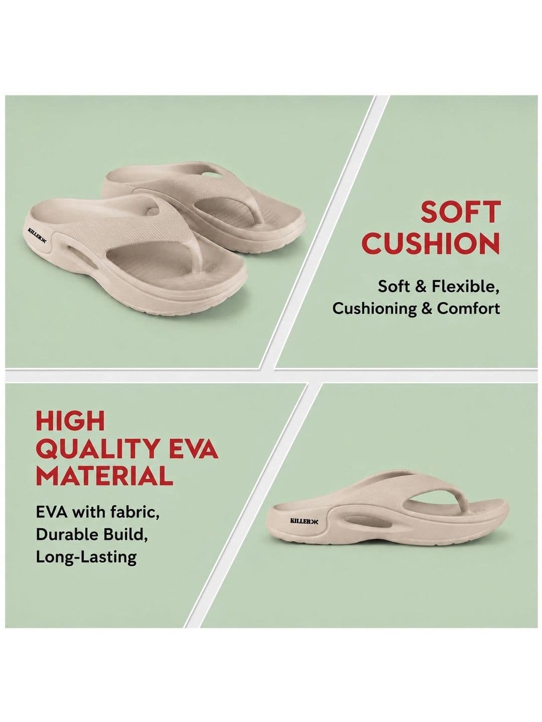Killer Men Thong Flip-Flops thumbnail 3
