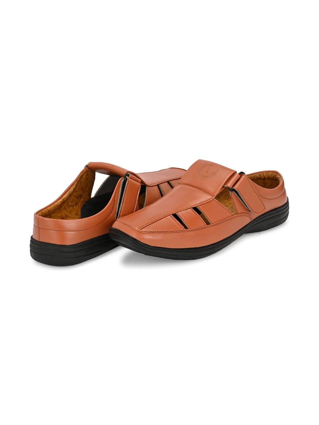 LIGERONATION Men Leather Shoe-Style Sandals thumbnail 6