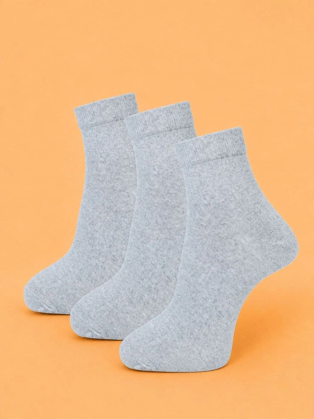 ADDOSSO Men Pack of 3 Cotton Assorted Ankle Length Socks - view 1