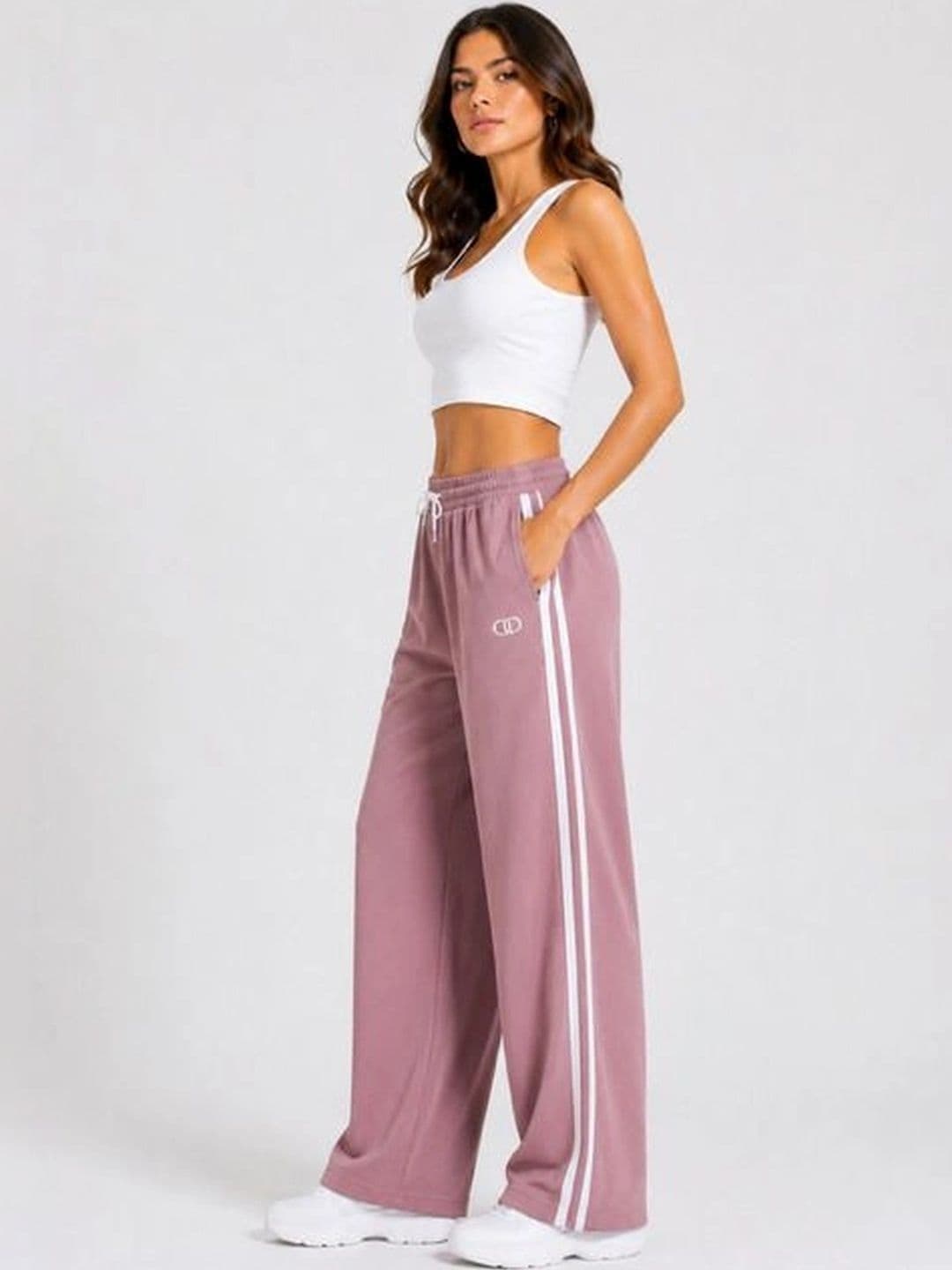 TNQ Women Striped Palazzos thumbnail 3