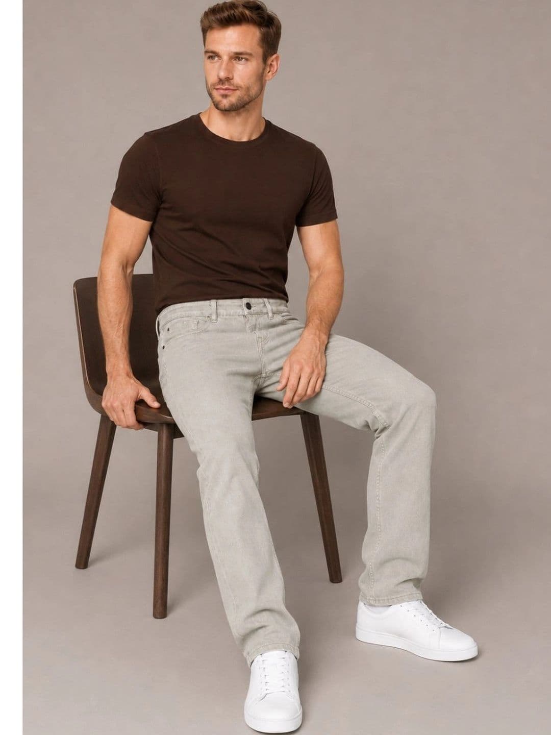 ZUSH Men Straight Fit Mid-Rise Stretchable Jeans thumbnail 3