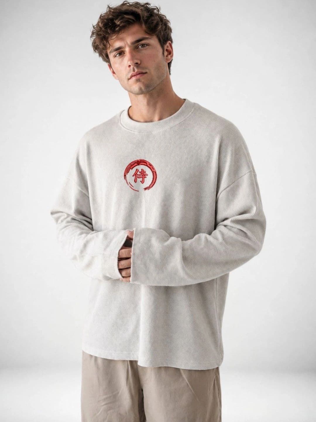 BRAHMOR Men Drop-Shoulder Sleeves Boxy T-shirt thumbnail 3