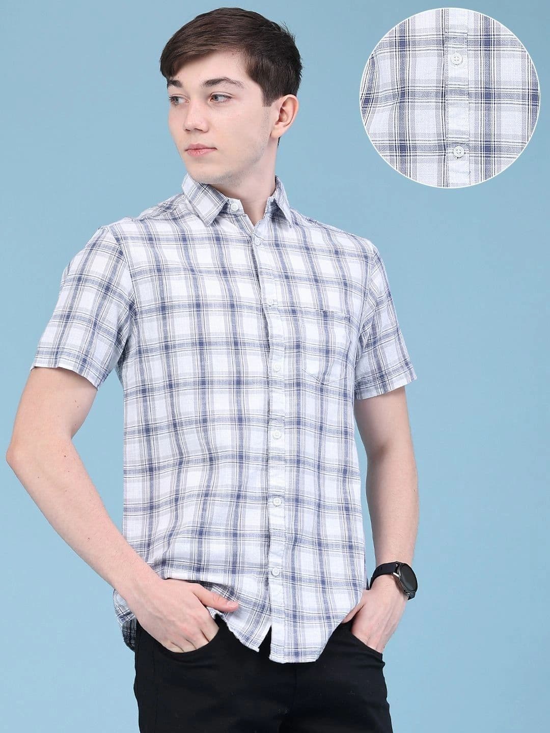 V-Mart Men Checked Casual Shirt thumbnail 4