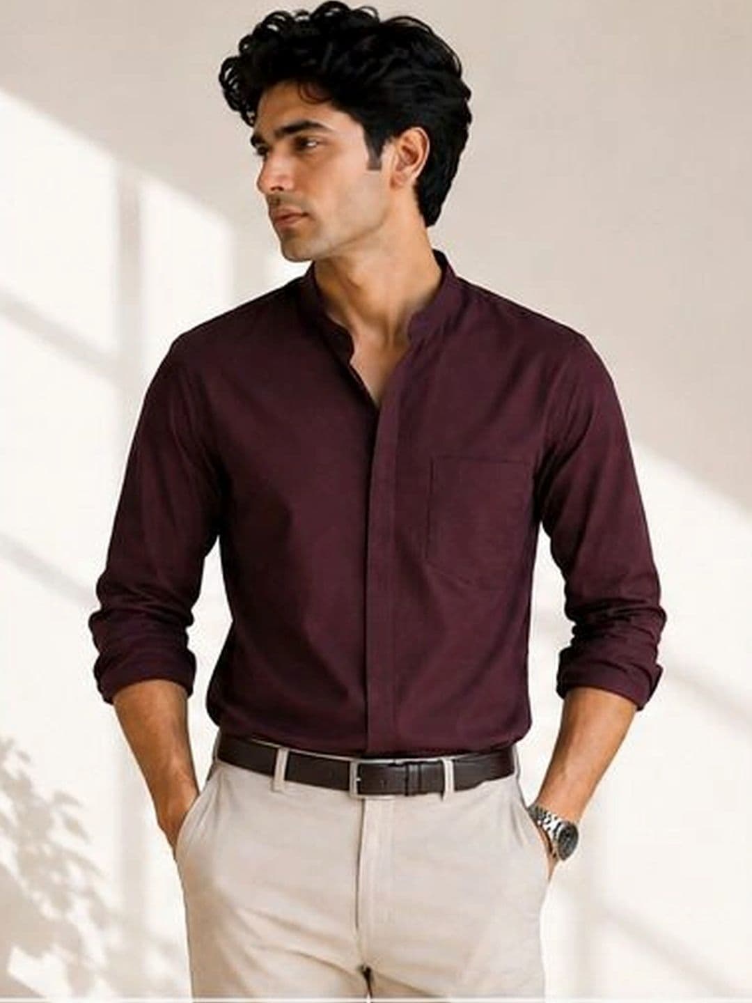 Mast & Harbour Men Classic Casual Shirt thumbnail 3