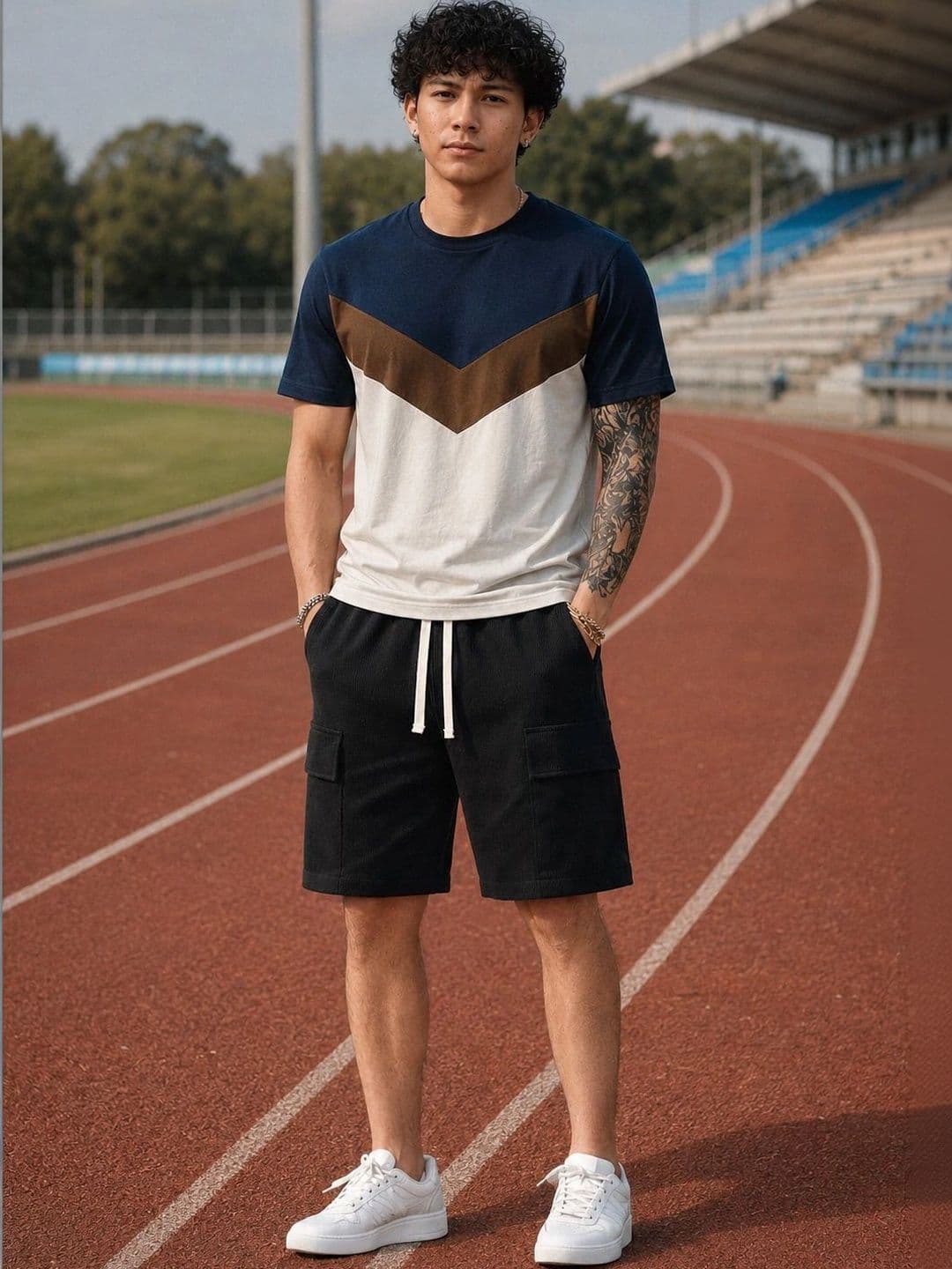 Mast & Harbour Men Cargo Shorts - view 1