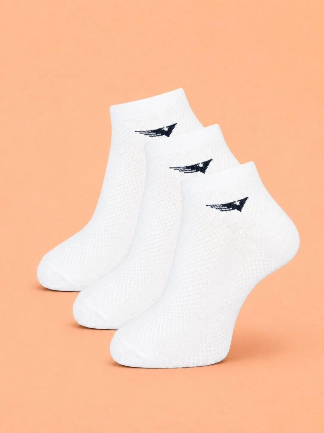 ADDOSSO Men Pack of 3 Cotton Assorted Ankle Length Socks - view 1