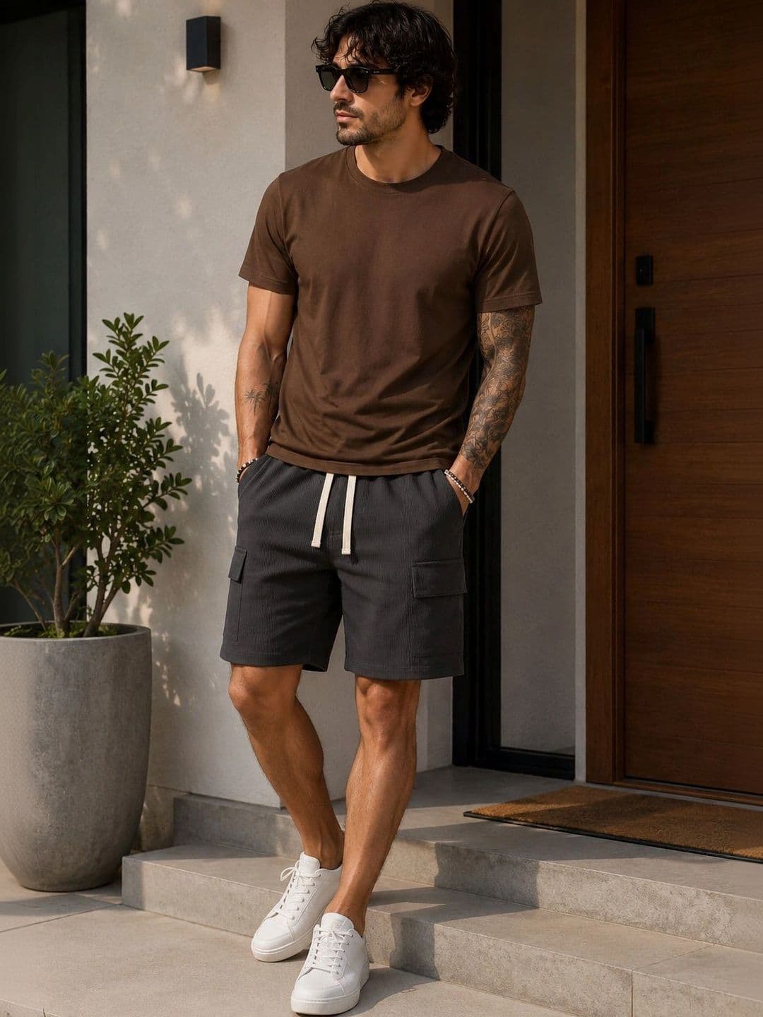 Mast & Harbour Men Cargo Shorts - view 1