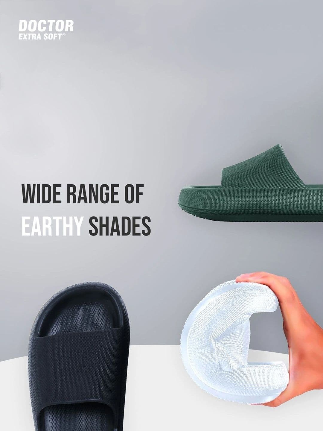DOCTOR EXTRA SOFT Men Ultra Soft Lightweight Rubber Sliders thumbnail 5