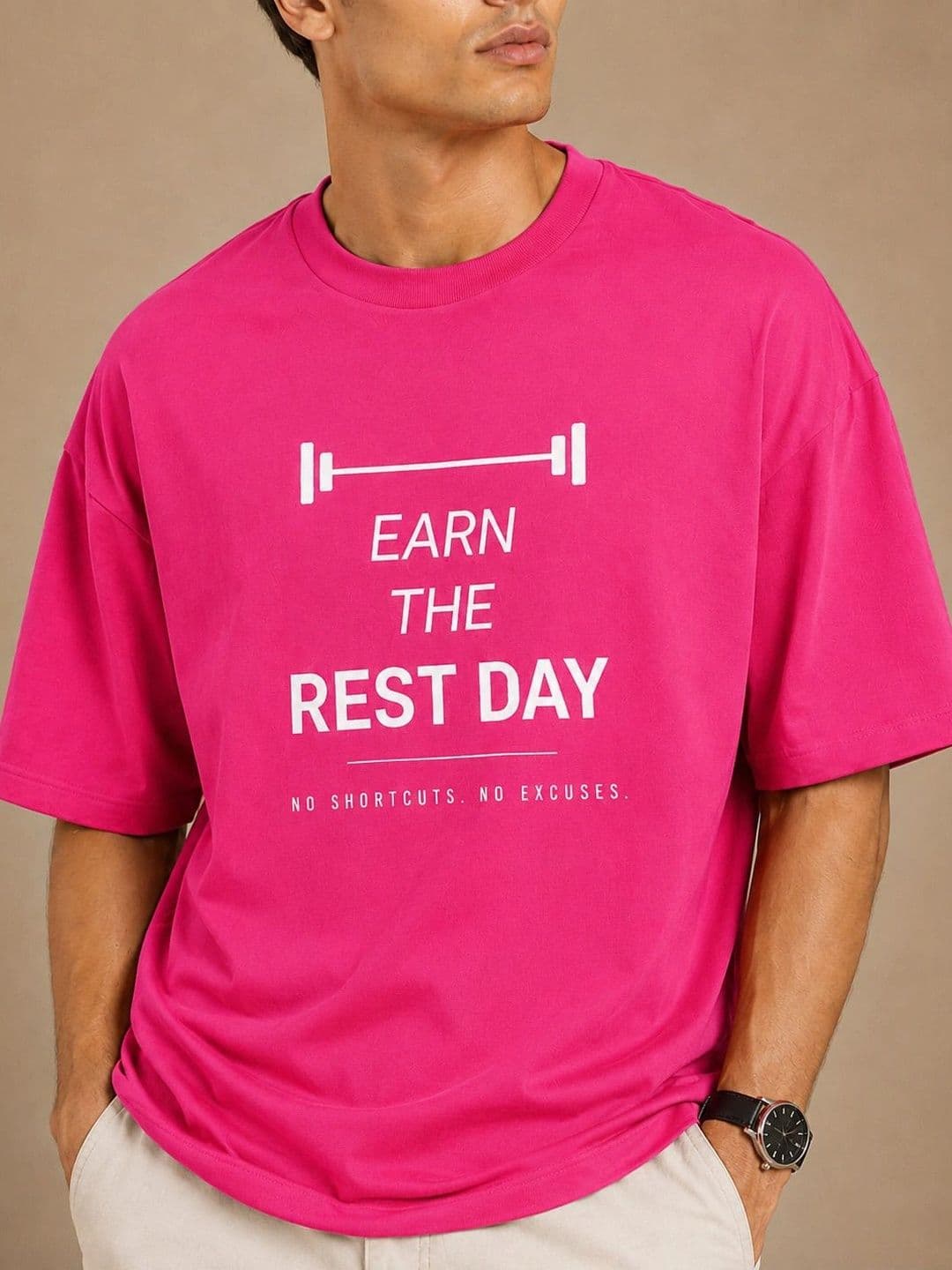 Roadster Men Typography Printed Drop-Shoulder Sleeves T-shirt thumbnail 2