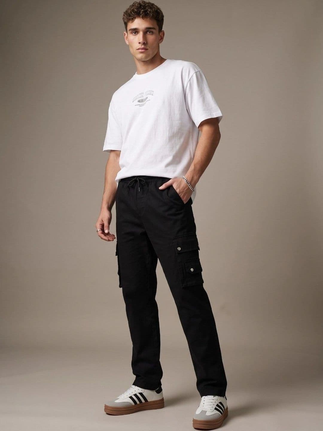 glitchez Men Classic Regular Fit Mid-Rise Stretchable Jeans thumbnail 3