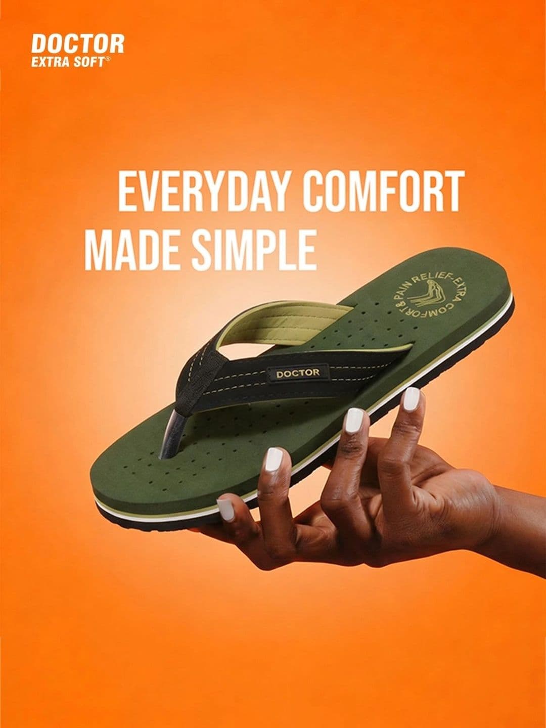 DOCTOR EXTRA SOFT Men Ultra Soft Orthopedic Thong Flip-Flops thumbnail 6