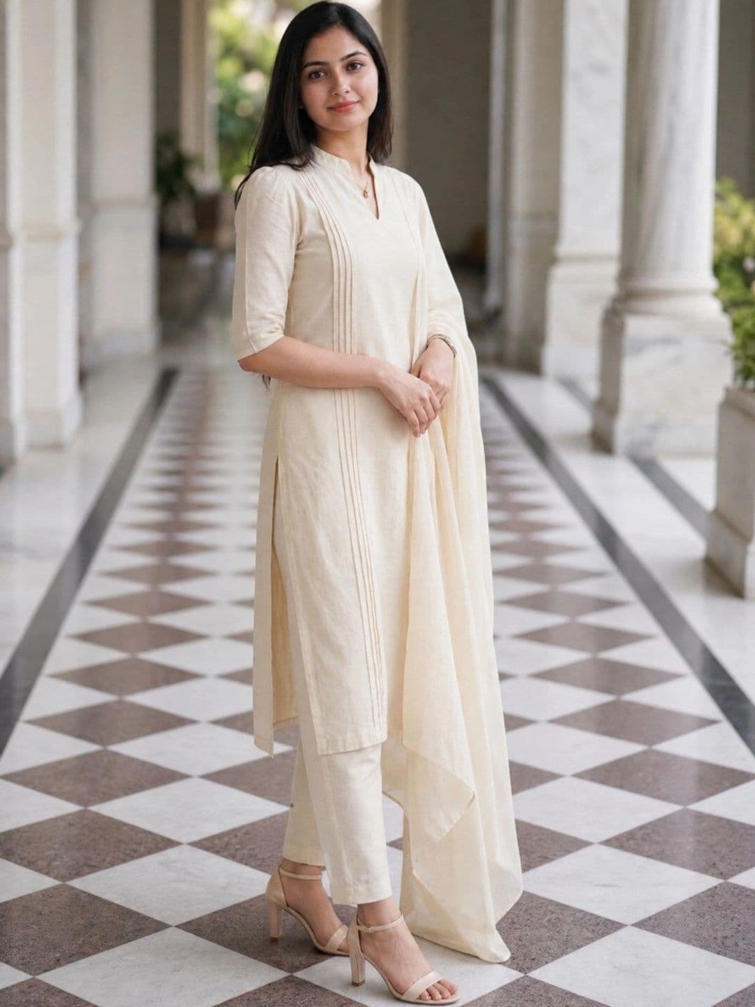 LeeliPeeri Designer Women Regular Kurta with Trousers & With Dupatta thumbnail 6