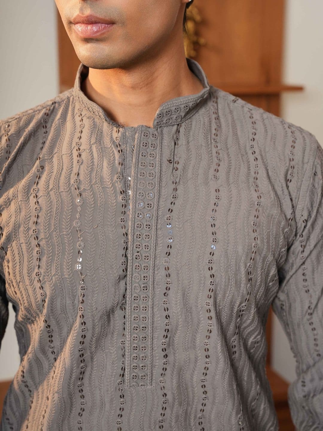 Anouk Men Embroidered Kurta thumbnail 3