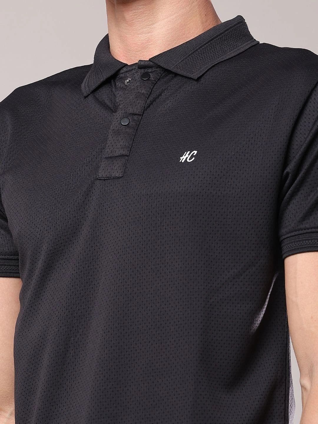 V-Mart Men Polo Collar Slim Fit T-shirt thumbnail 4