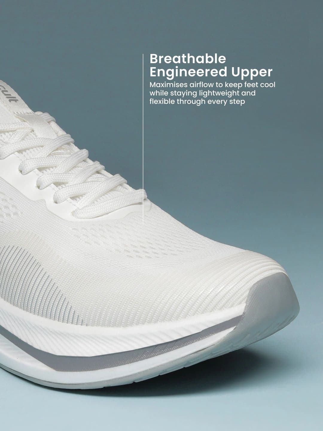 CULT Men Typhon Running Shoes - White thumbnail 5