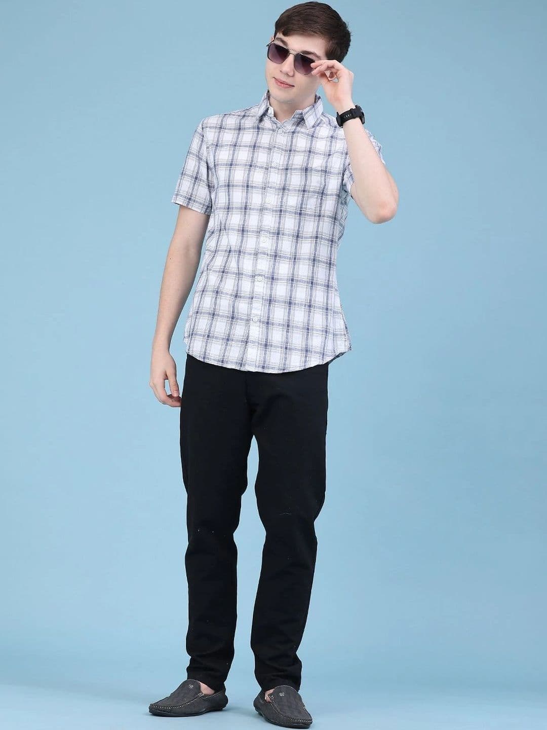 V-Mart Men Checked Casual Shirt thumbnail 6