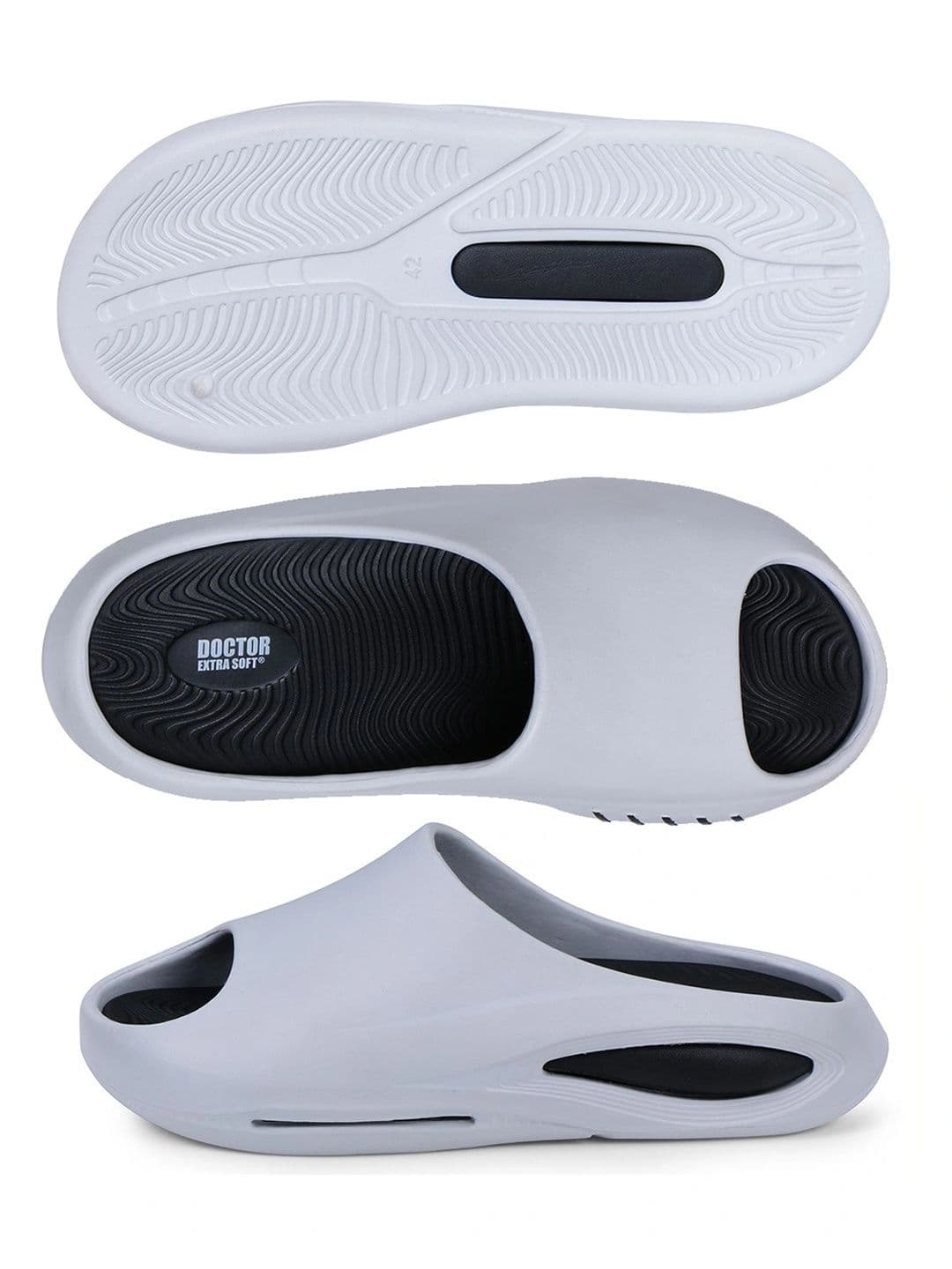 DOCTOR EXTRA SOFT Men Solid Sliders thumbnail 5
