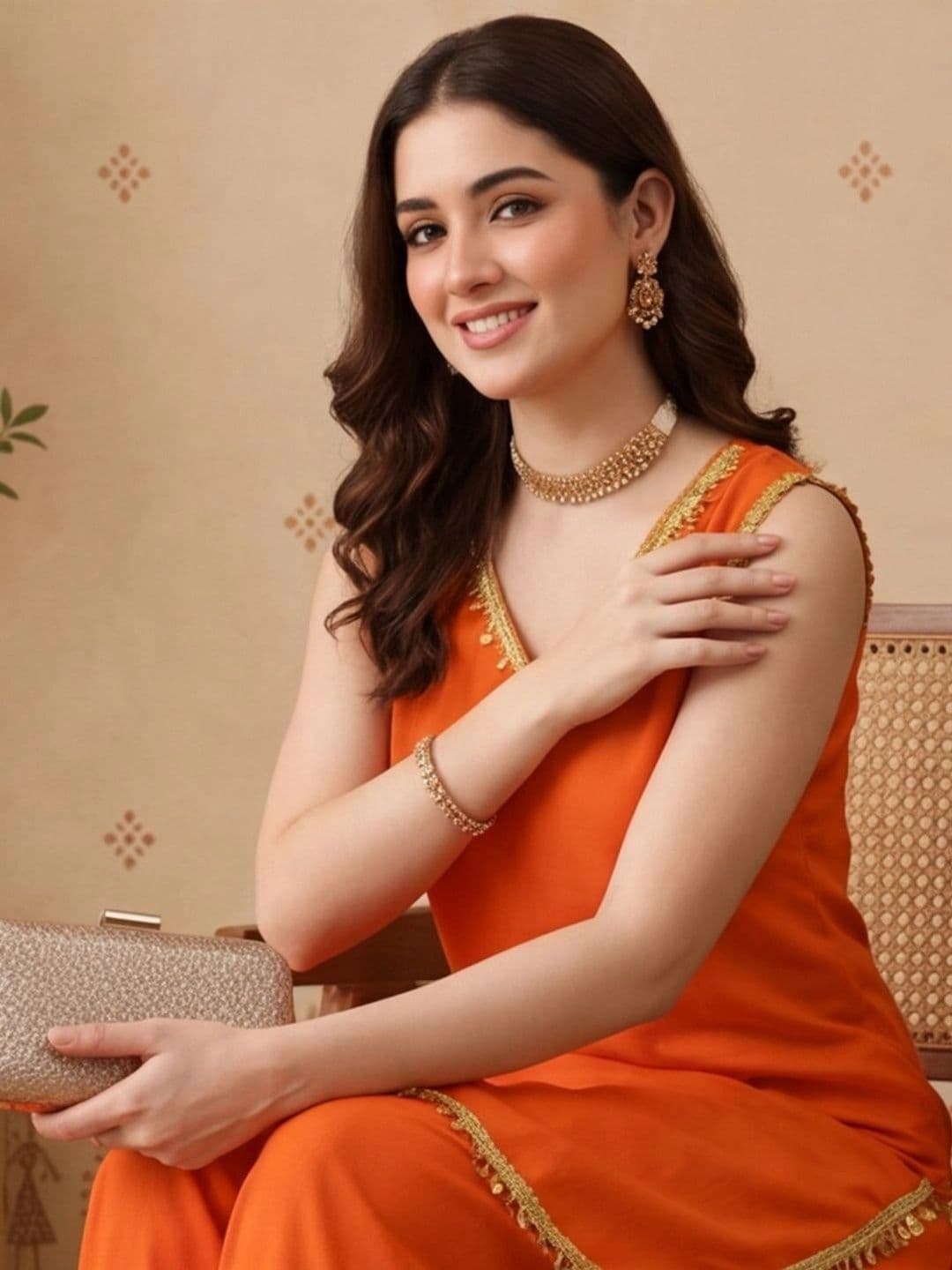 Anouk Women Regular Gotta Patti Kurta with Patiala thumbnail 4