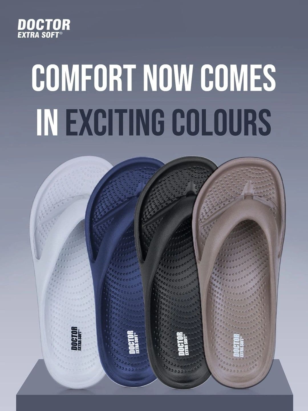 DOCTOR EXTRA SOFT Men Croslite Thong Flip-Flops thumbnail 2
