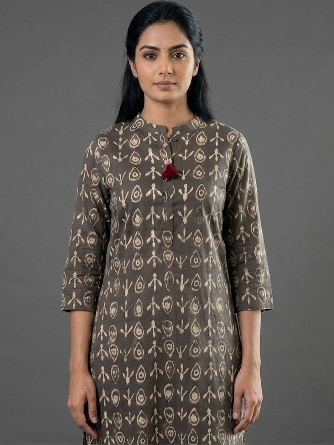 KALAMIR Women Ethnic Motifs Printed Kurta thumbnail 5