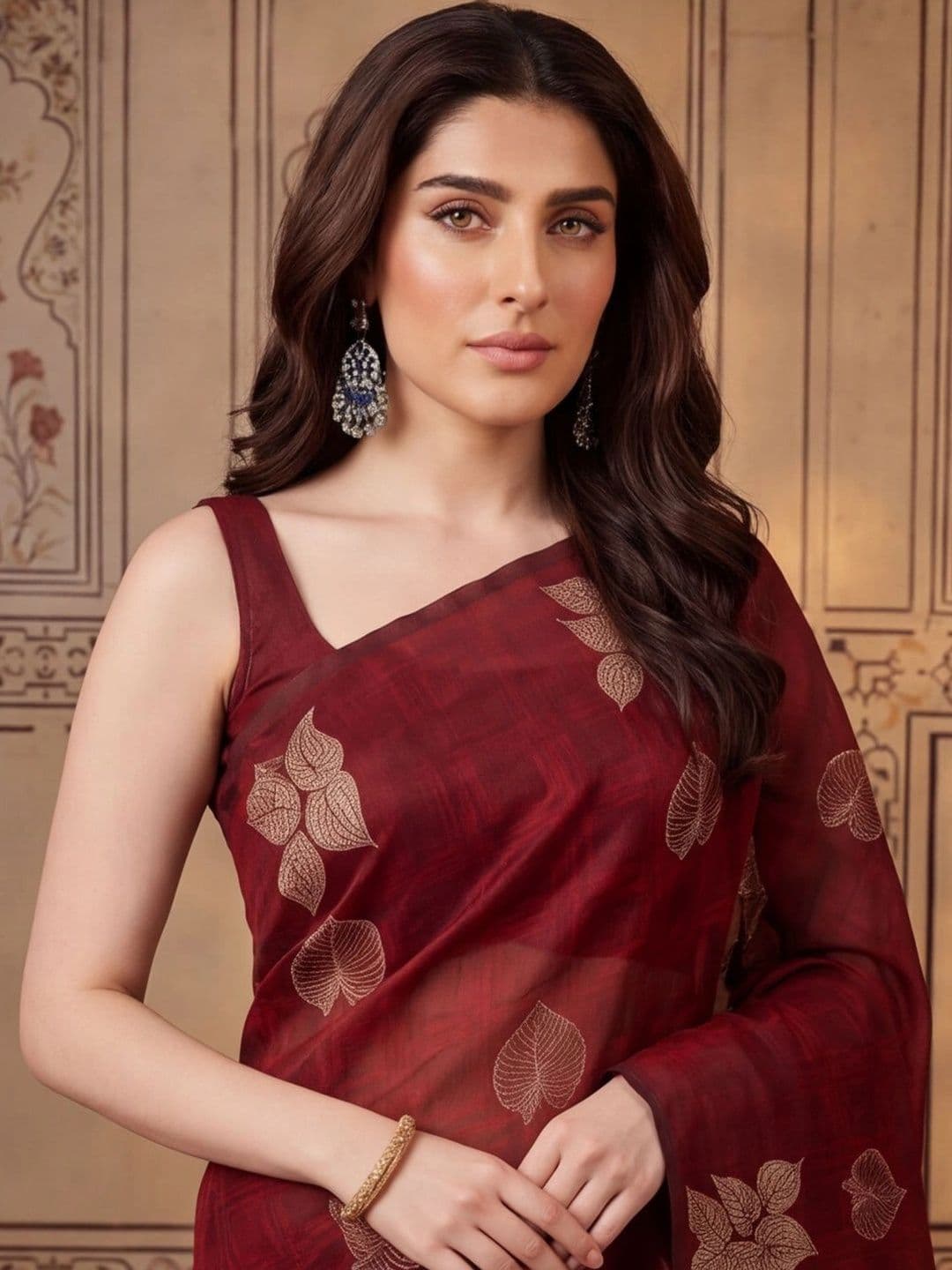 Mitera Woven Design Zari Silk Cotton Fusion Banarasi Saree thumbnail 5