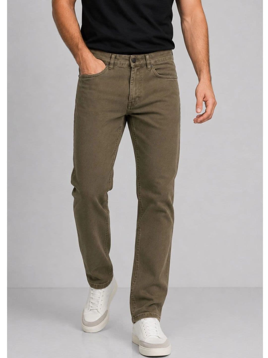 ZUSH Men Straight Fit Mid-Rise Stretchable Jeans thumbnail 3