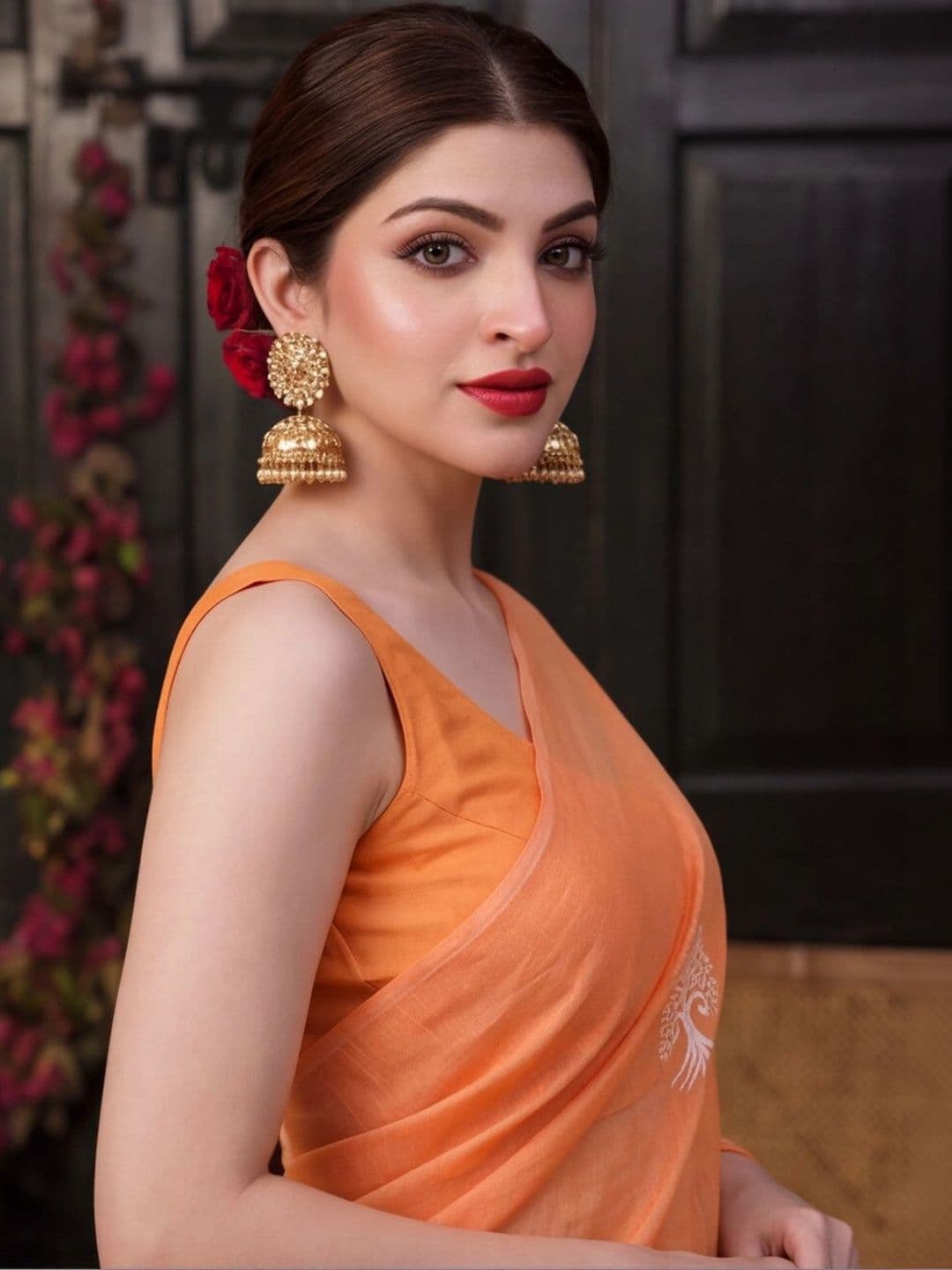 Mitera Woven Design Zari Silk Cotton Fusion Banarasi Saree thumbnail 2