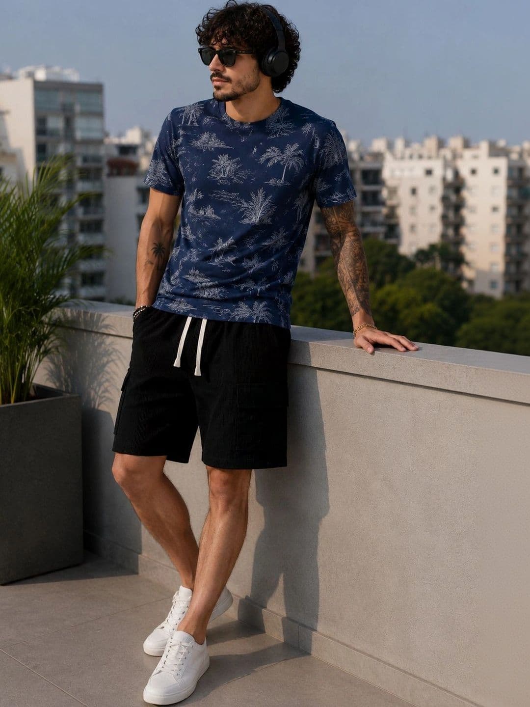 Mast & Harbour Men Cargo Shorts - view 1