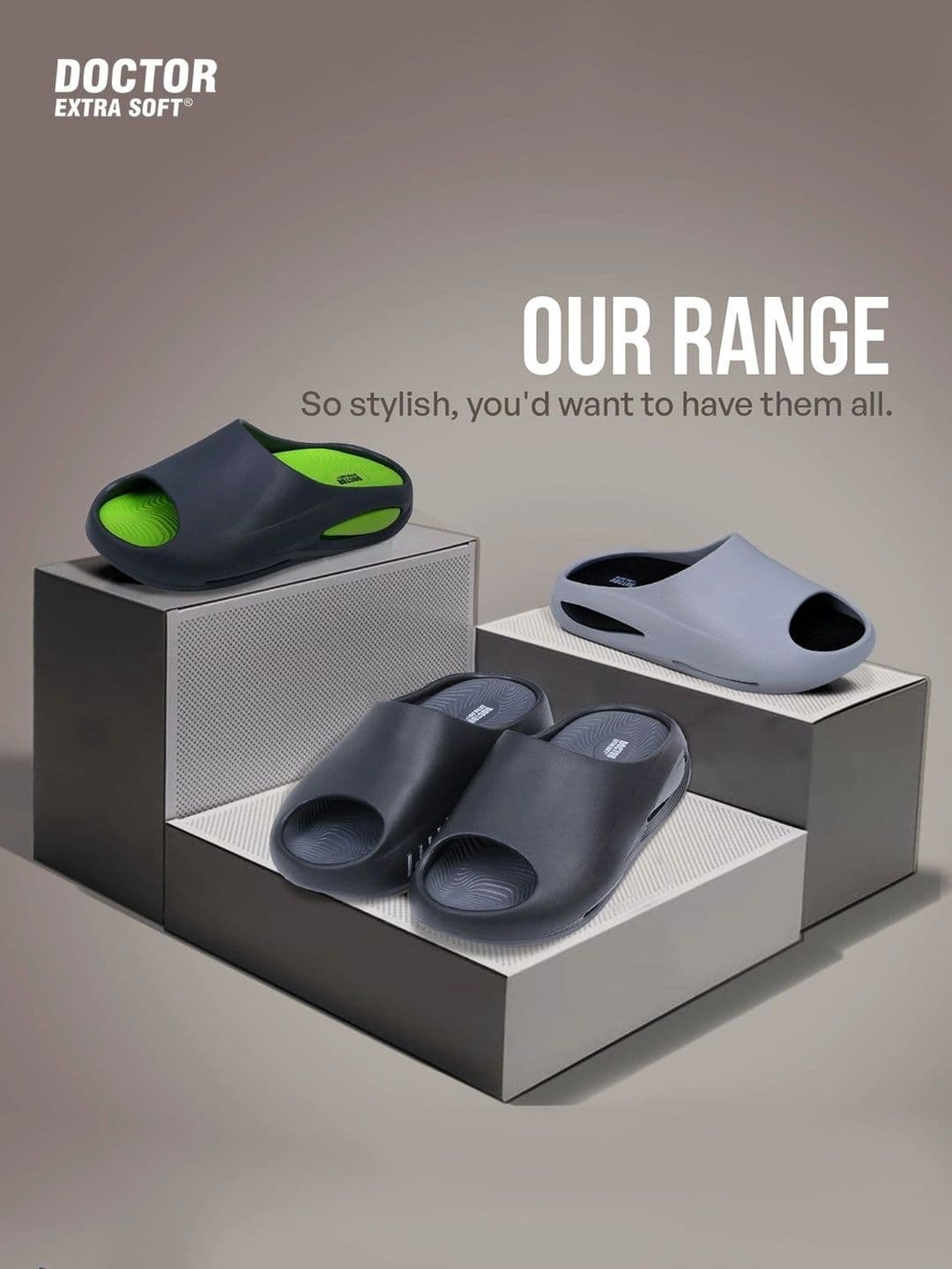 DOCTOR EXTRA SOFT Men Open Toe Sliders thumbnail 7