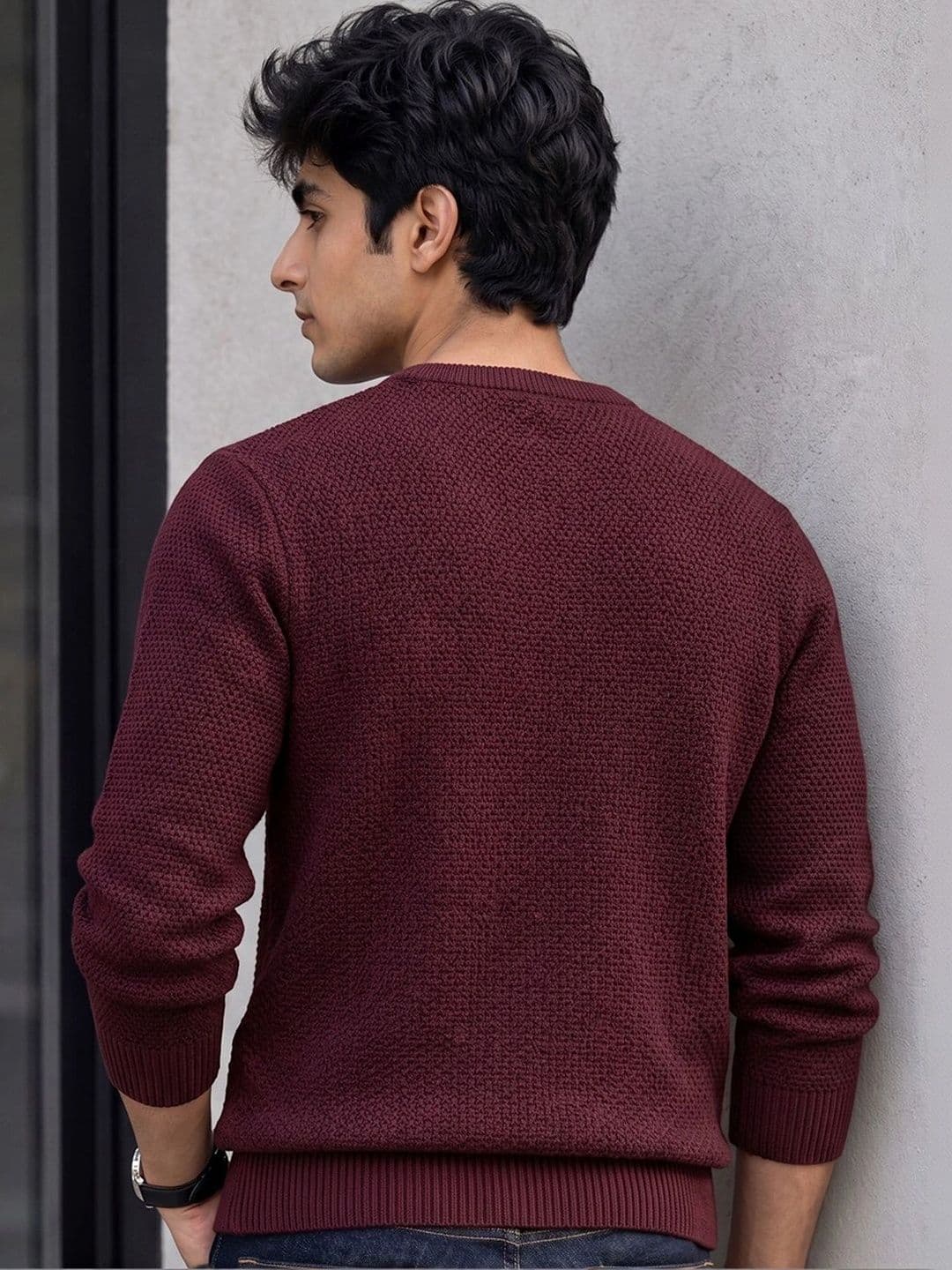 Mast & Harbour Men Cable Knit Pullover thumbnail 3