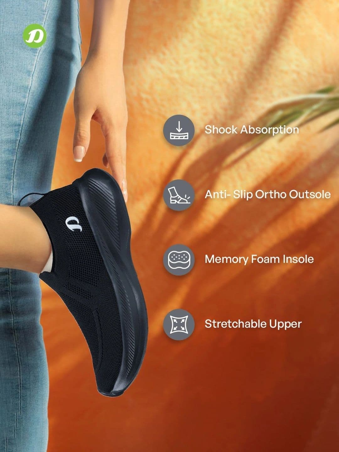 DOCTOR EXTRA SOFT Men Running Non-Marking Shoes thumbnail 6