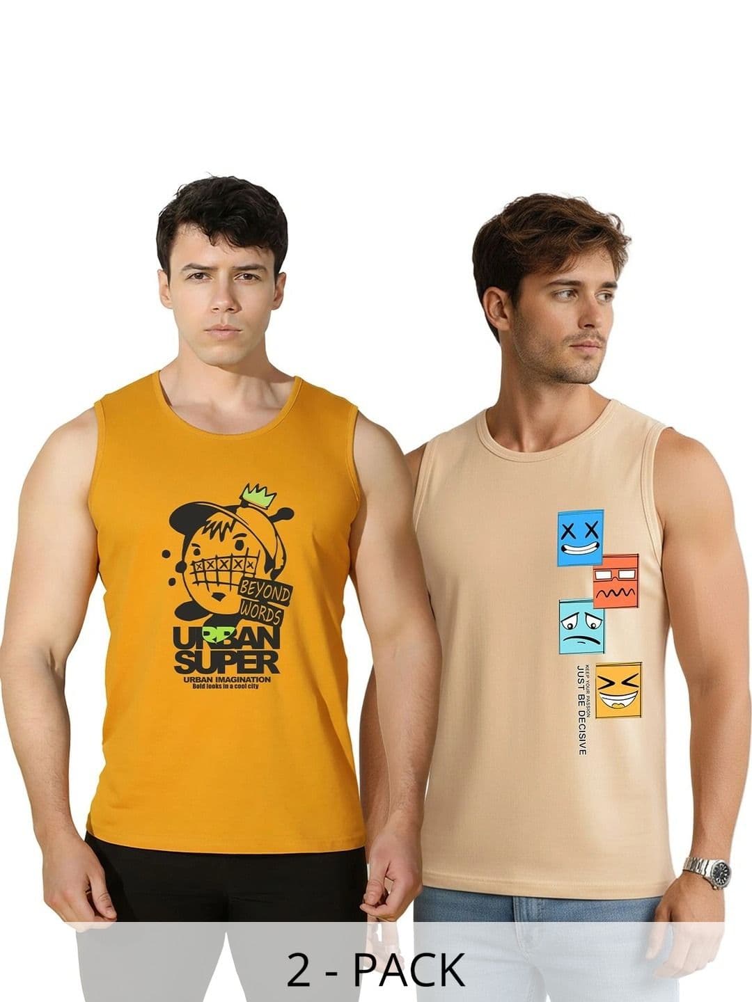 CRYPTIC Men 2 Printed T-shirt - view 1