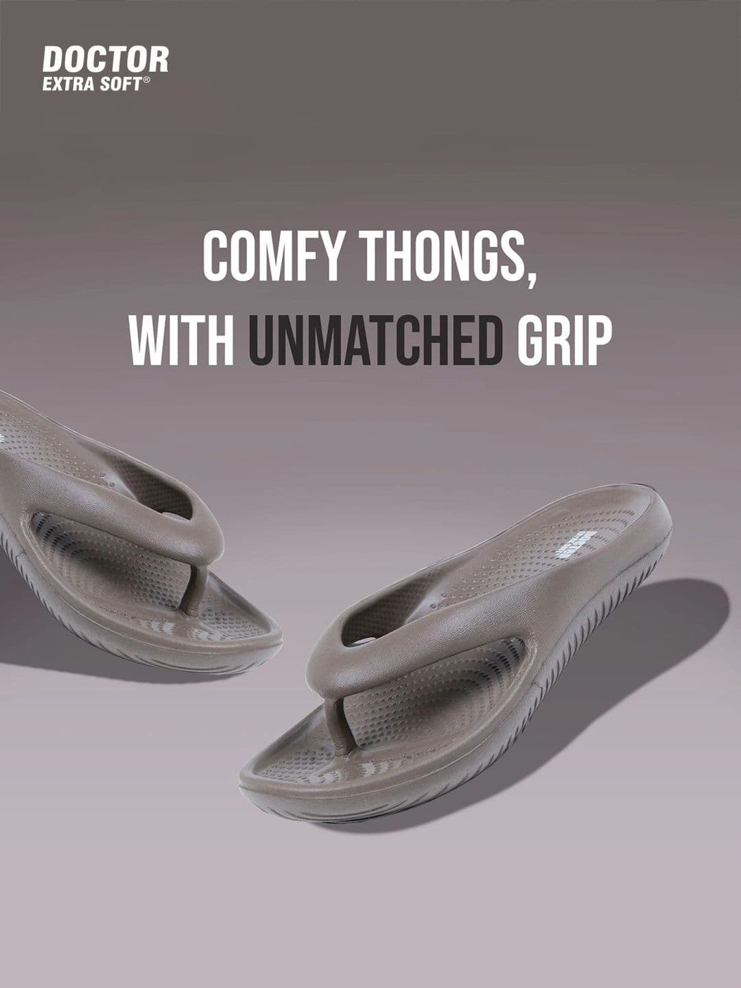 DOCTOR EXTRA SOFT Men Croslite Thong Flip-Flops thumbnail 5