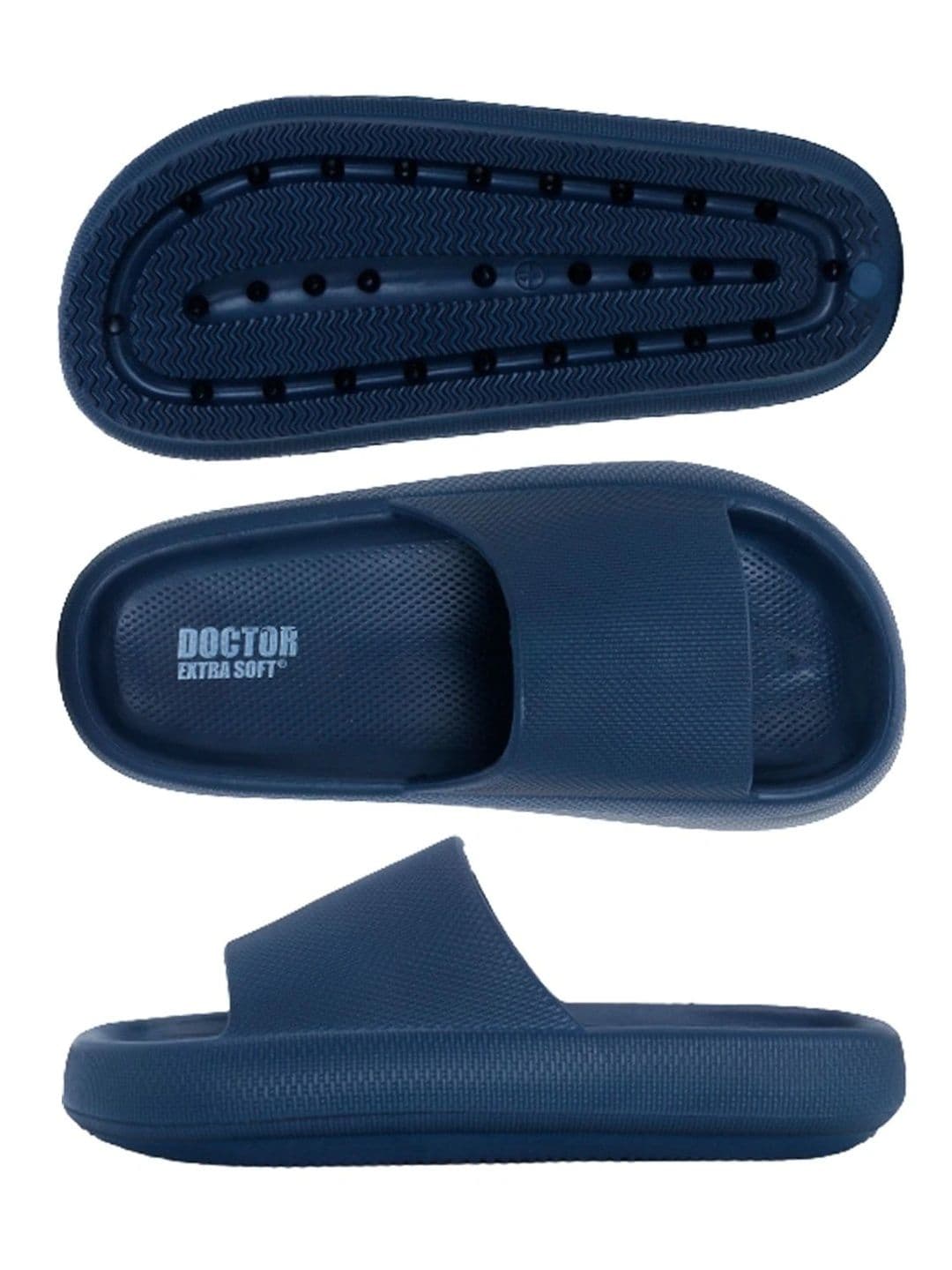 DOCTOR EXTRA SOFT Men Ultra Soft Lightweight Rubber Sliders thumbnail 7