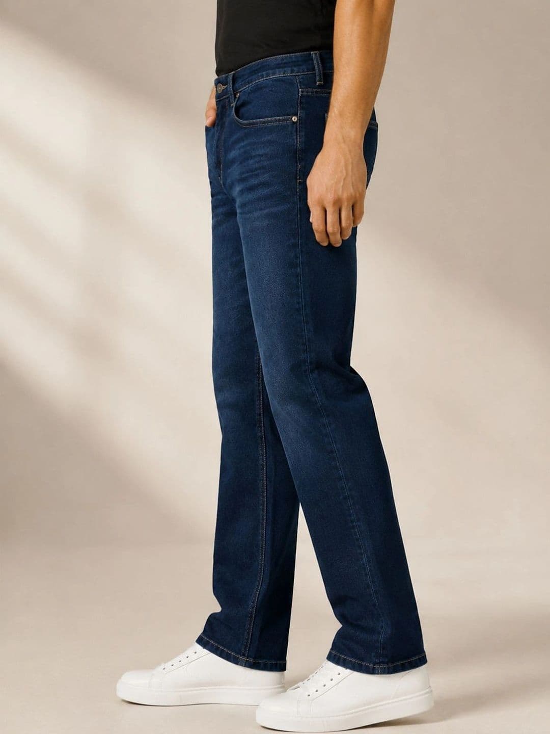 ZUSH Men Straight Fit Mid-Rise Stretchable Jeans thumbnail 4
