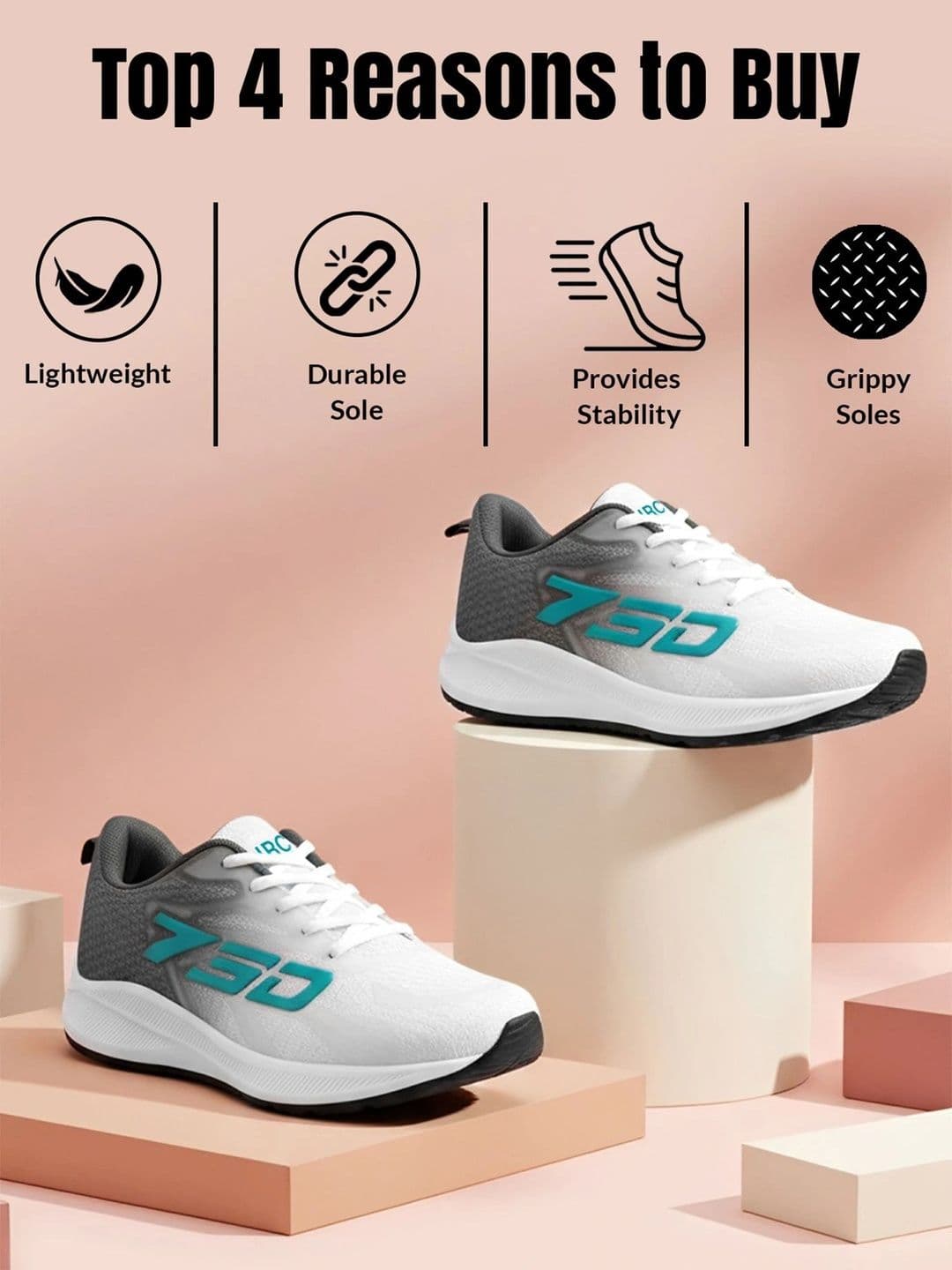 Aircum Men Mesh Running Non-Marking Shoes thumbnail 7