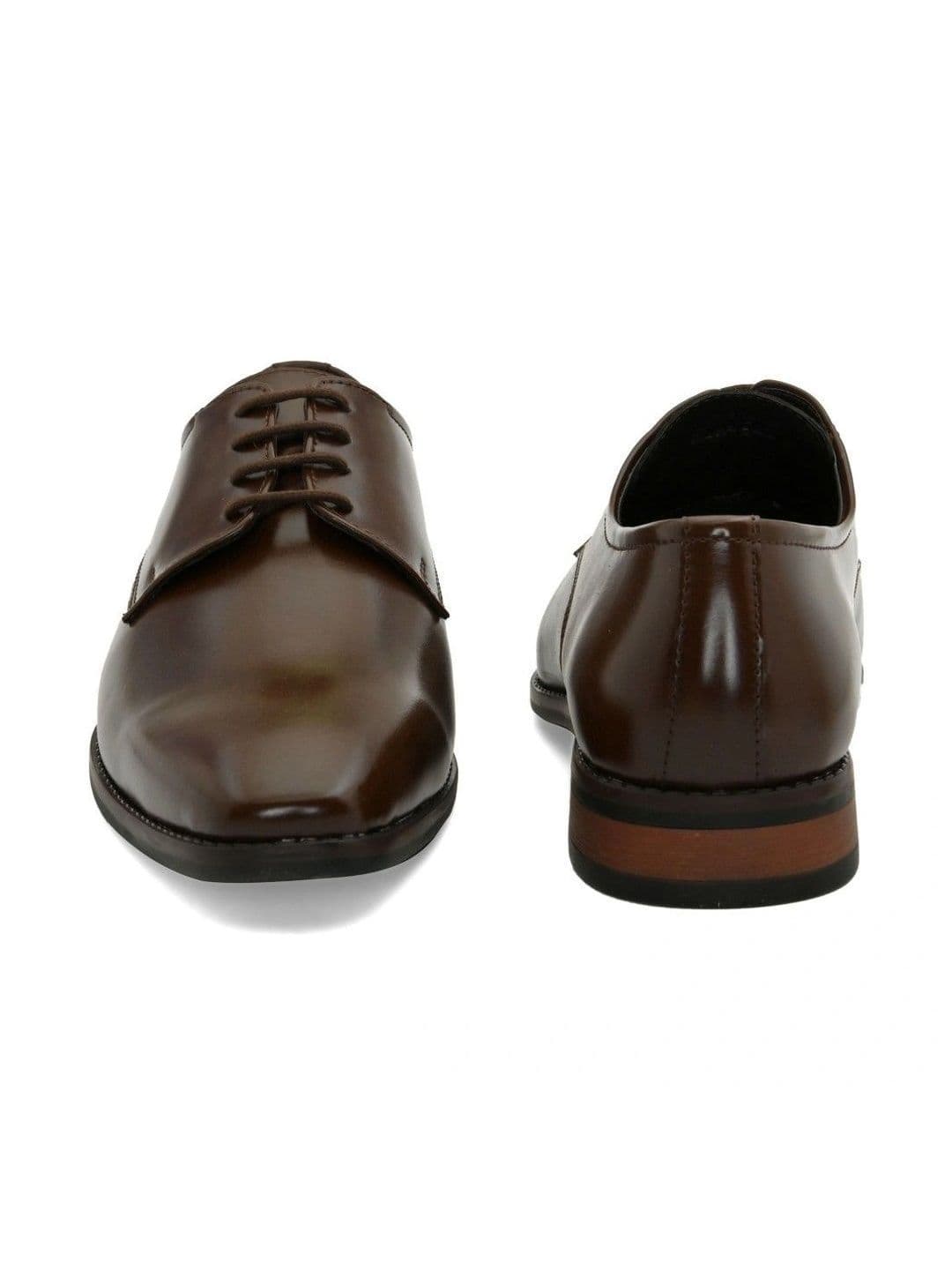 House of Pataudi Men Textured Formal  Derbys thumbnail 4