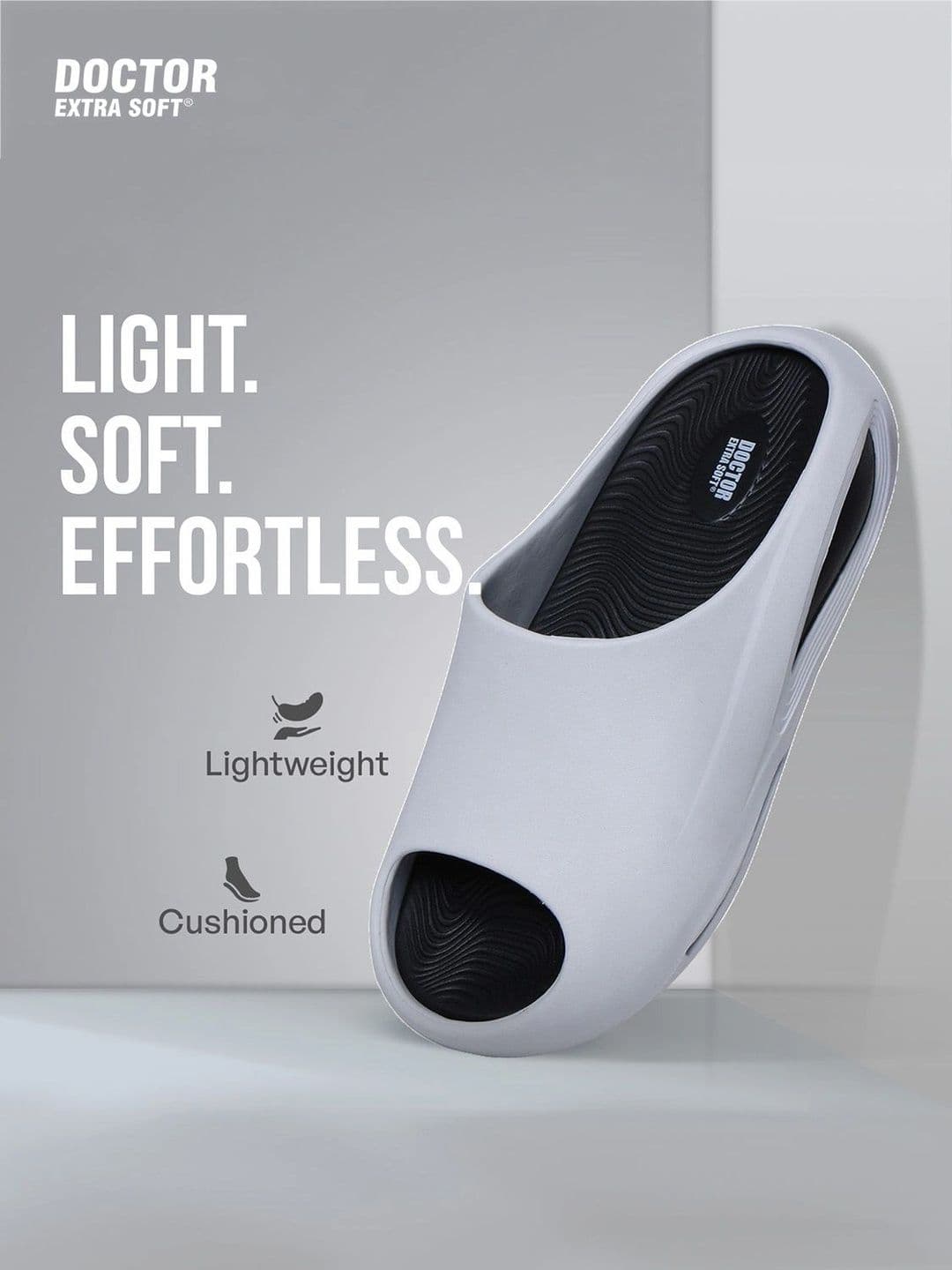 DOCTOR EXTRA SOFT Men Solid Sliders thumbnail 3