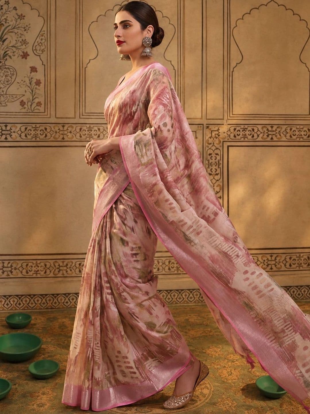 Mitera Zari Silk Cotton Fusion Saree thumbnail 6