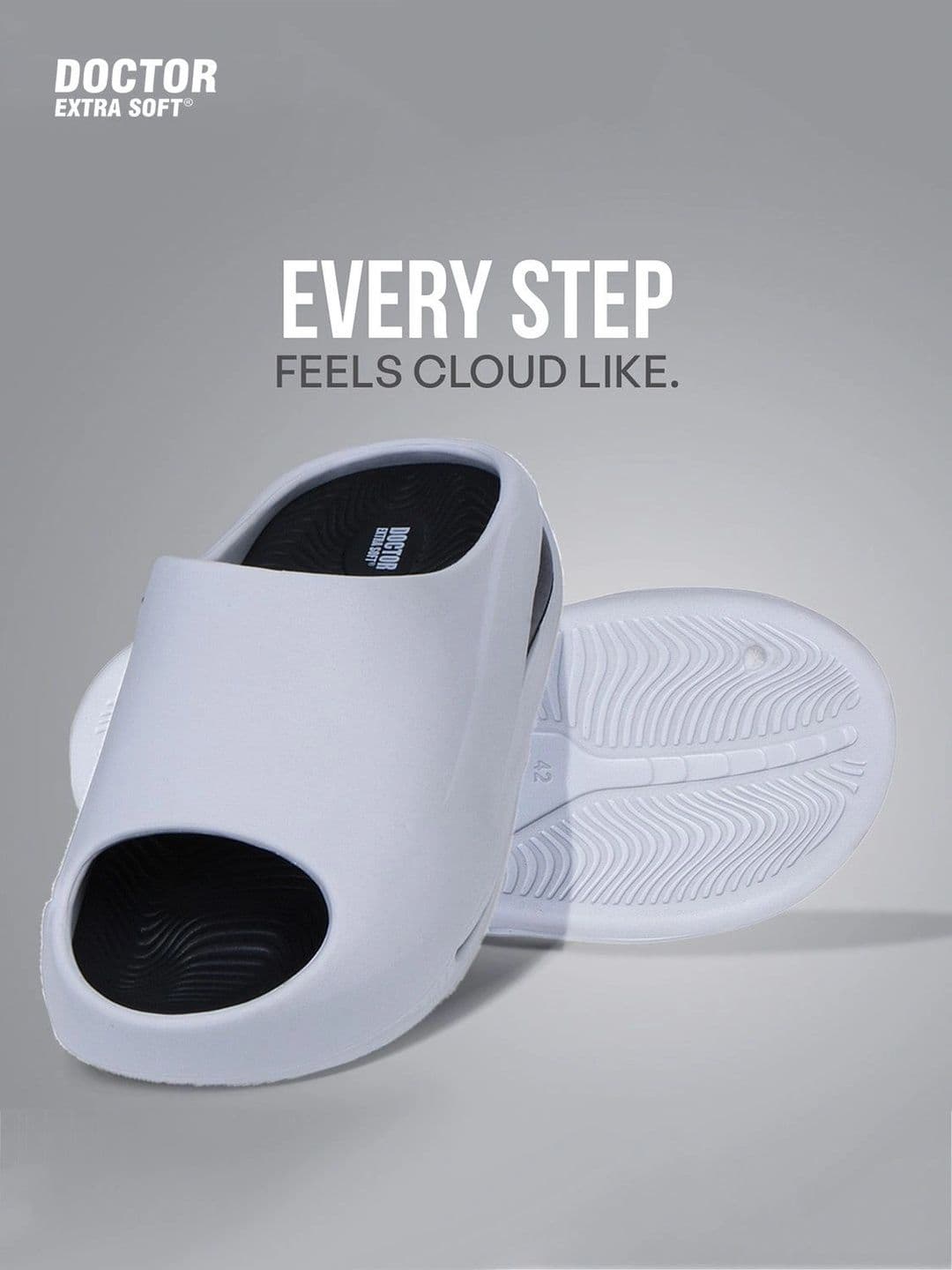 DOCTOR EXTRA SOFT Men Solid Sliders thumbnail 4
